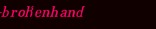 Calvino-BrokenHand.ttf