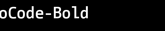 CamingoCode-Bold_英文字体