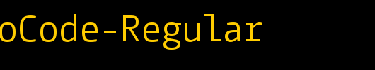 CamingoCode-Regular_英文字体
