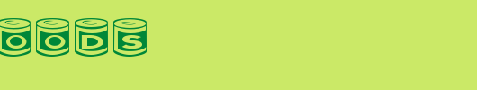 CanGoods_英文字体