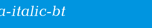 Candida-Italic-BT_英文字体