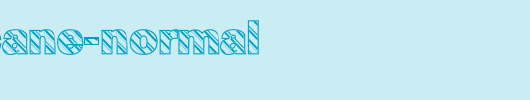 Candy-Cane-Normal_英文字体