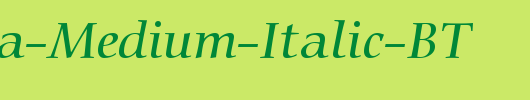 Carmina-Medium-Italic-BT_英文字体