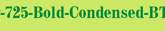 Century-725-Bold-Condensed-BT_英文字体