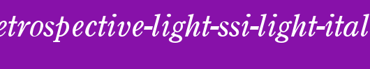 Century-Retrospective-Light-SSi-Light-Italic.ttf