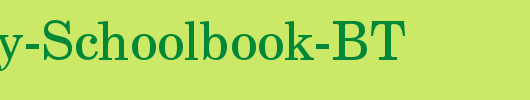 Century-Schoolbook-BT_英文字体