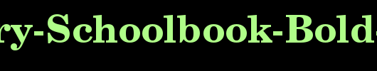 Century-Schoolbook-Bold-BT_英文字体