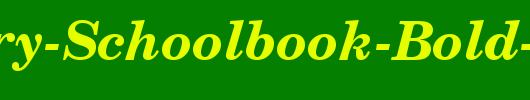 Century-Schoolbook-Bold-Italic-BT_英文字体