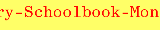 Century-Schoolbook-Monospace-BT_英文字体