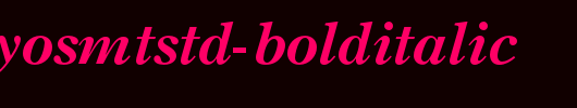 CenturyOSMTStd-BoldItalic.otf