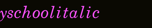 CenturySchoolItalic.otf