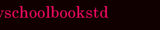 CenturySchoolbookStd.otf