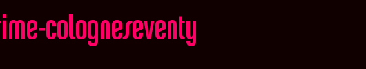 ChaletComprime-CologneSeventy.otf