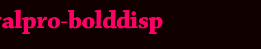 ChaparralPro-BoldDisp.otf