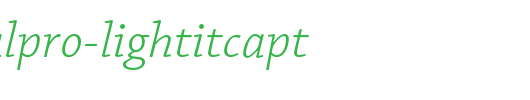 ChaparralPro-LightItCapt.otf