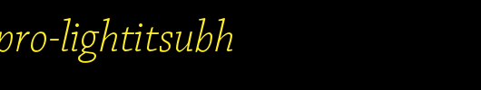 ChaparralPro-LightItSubh.otf
