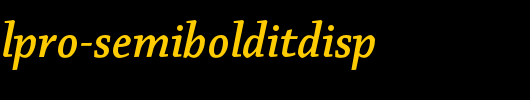 ChaparralPro-SemiboldItDisp.otf