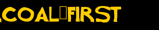 Charcoal-first_英文字体