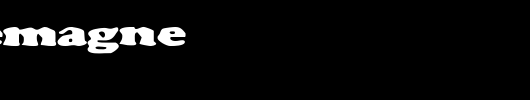 Charlemagne_英文字体