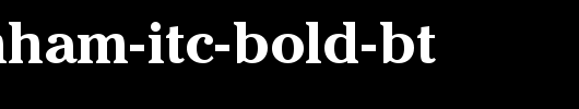 Cheltenham-ITC-Bold-BT_英文字体