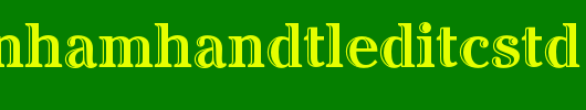 CheltenhamHandtledITCStd.otf