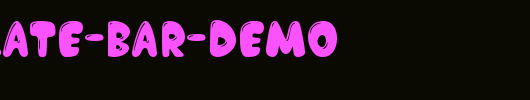 Chocolate-Bar-Demo_英文字体