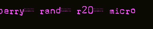 Cholo-Sperry-Rand-R20-Micro.TTF