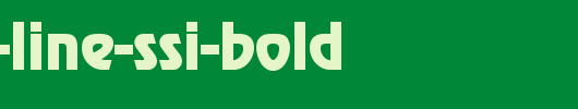Chorus-Line-SSi-Bold.ttf