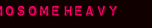 ChromosomeHeavy_英文字体