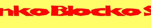 ChunkoBlockoSoopaDark_英文字体
