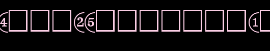CircledNumbers-Normal.ttf