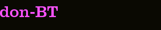 Clarendon-BT_英文字体