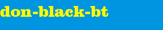Clarendon-Black-BT_英文字体