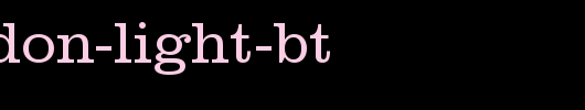 Clarendon-Light-BT_英文字体