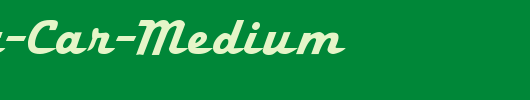 Classic-Car-Medium_英文字体