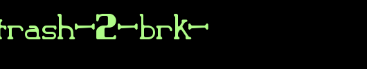 Classic-Trash-2-BRK-.ttf