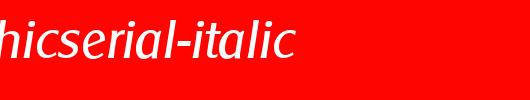 ClearGothicSerial-Italic.ttf