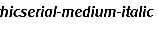 ClearGothicSerial-Medium-Italic.ttf