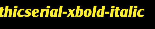 ClearGothicSerial-Xbold-Italic.ttf