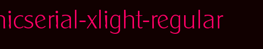 ClearGothicSerial-Xlight-Regular.ttf