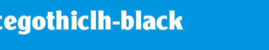 ClearfaceGothicLH-Black.otf