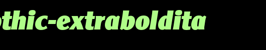 Cleargothic-ExtraBoldIta.otf