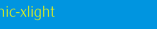 Cleargothic-Xlight.otf