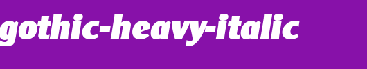 Clearly-Gothic-Heavy-Italic.ttf