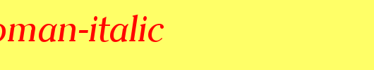 ClearlyRoman-Italic.ttf