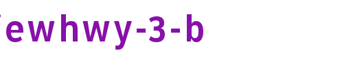 ClearviewHwy-3-B.ttf