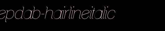 ClementePDab-HairlineItalic.ttf