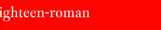 CliffordEighteen-Roman.otf