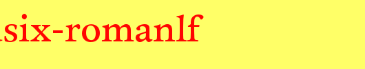 CliffordSix-RomanLF.otf