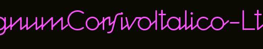 CocosignumCorsivoItalico-Lt-Trial_英文字体